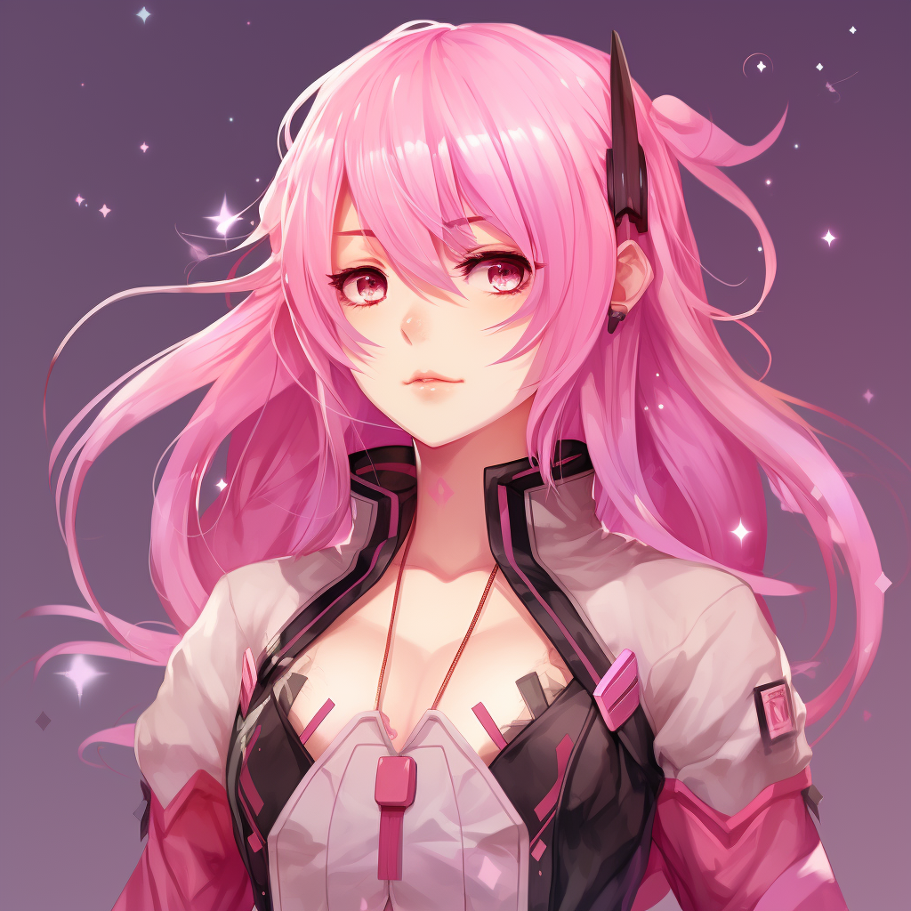 Female character with pink hair in Honkai Star Rail