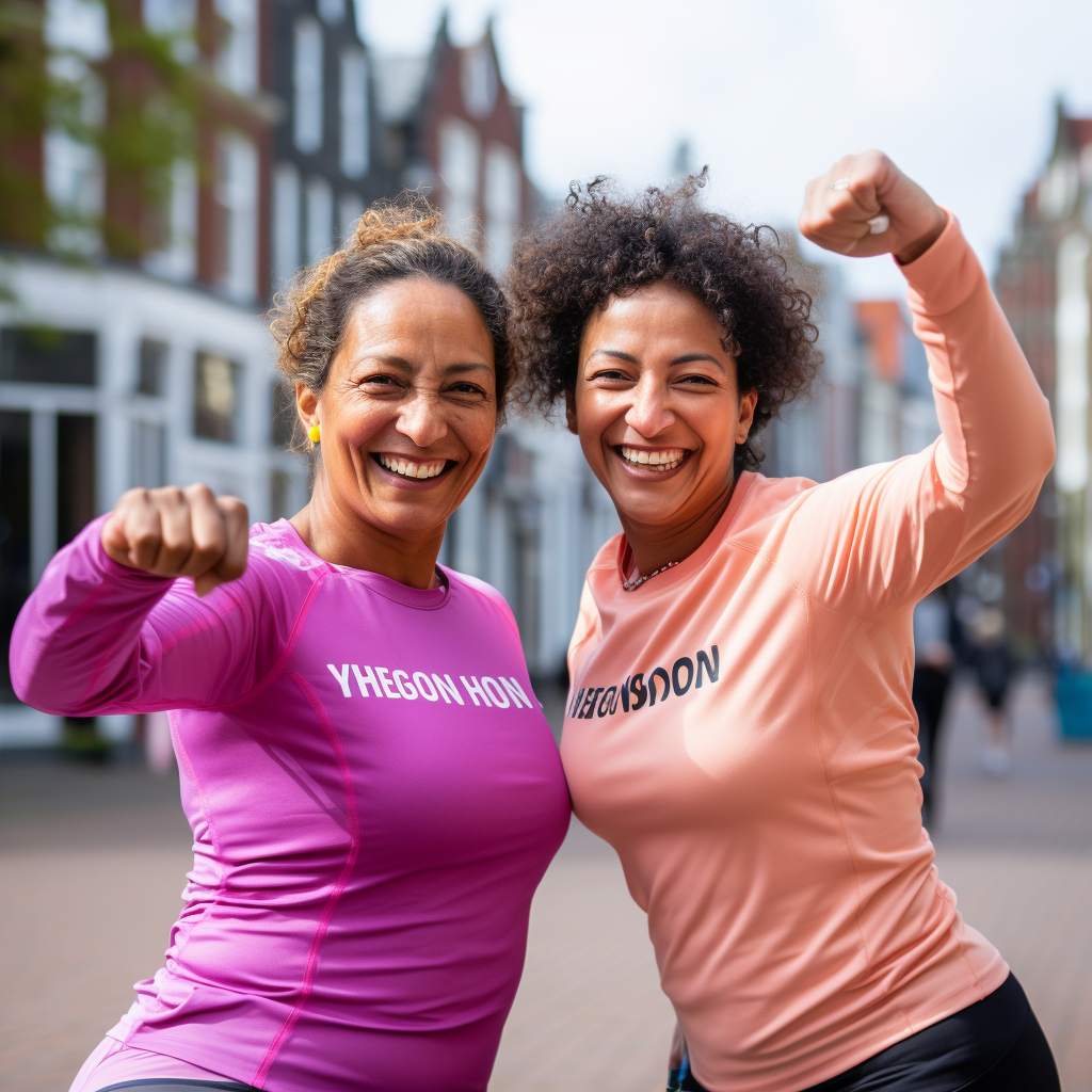 Mid-aged Dutch Women Embracing Fitness Program in Hoorn