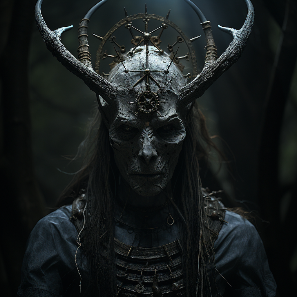 Image of a Horned Man in a Fantasy Setting