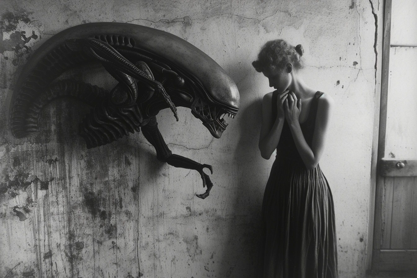 Xenomorph Woman Francesca Woodman Photo