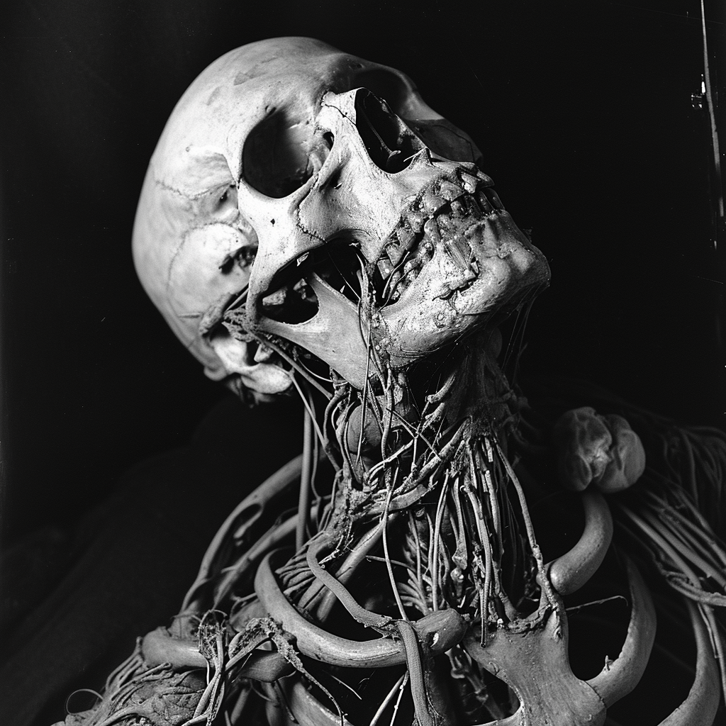 Anatomical Horror Photograph from the 1970s