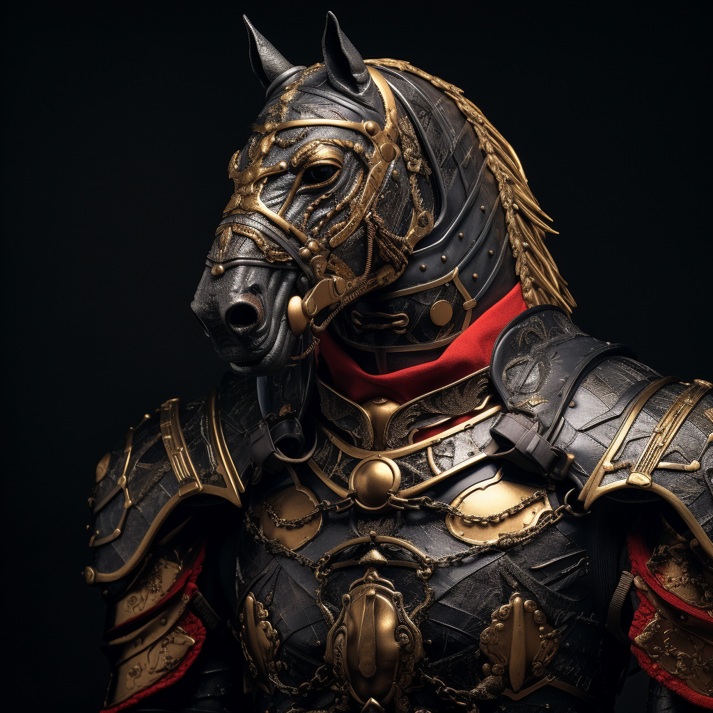 Horse in Armor Picture