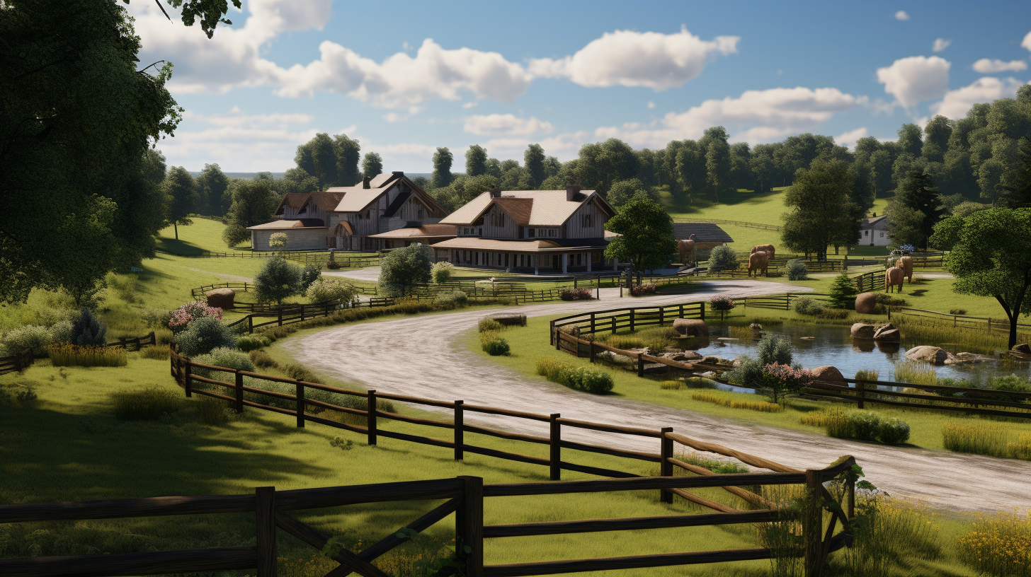 Stunning Horse Farm in Beautiful Countryside