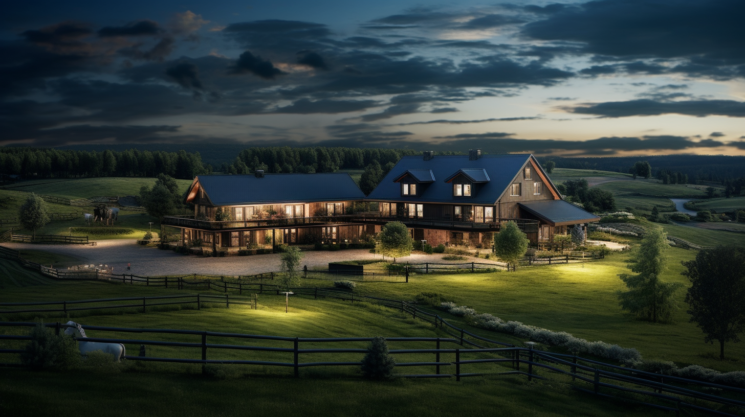 Stunning Horse Farm in Countryside