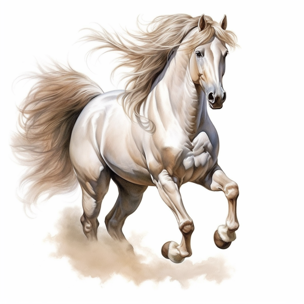 Horse logo design on a white background