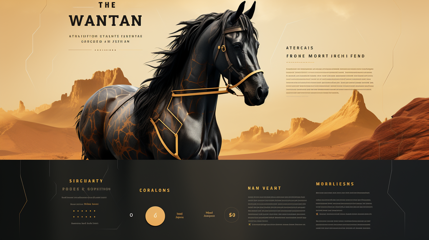 Minimalistic Western horse training image