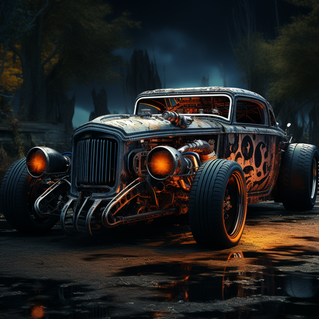 Hot Rod Car Rob Zombie Style