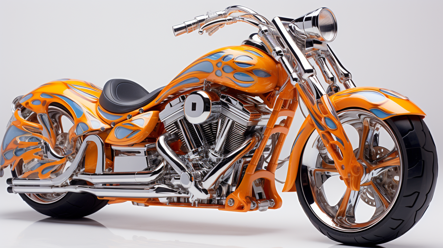 Hot Wheels chopper motorcycle image