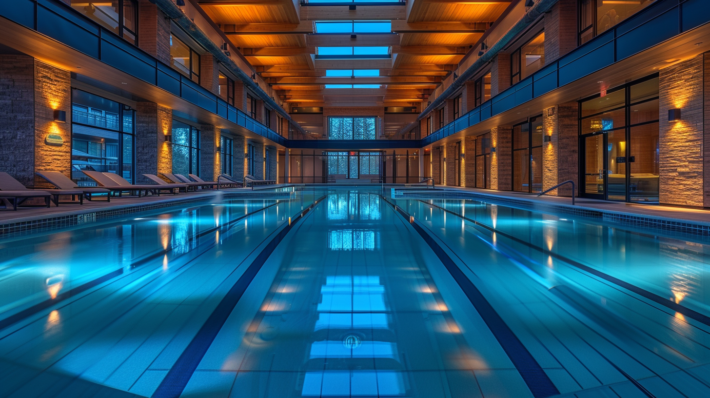 Hotel Pool Architecture Photography