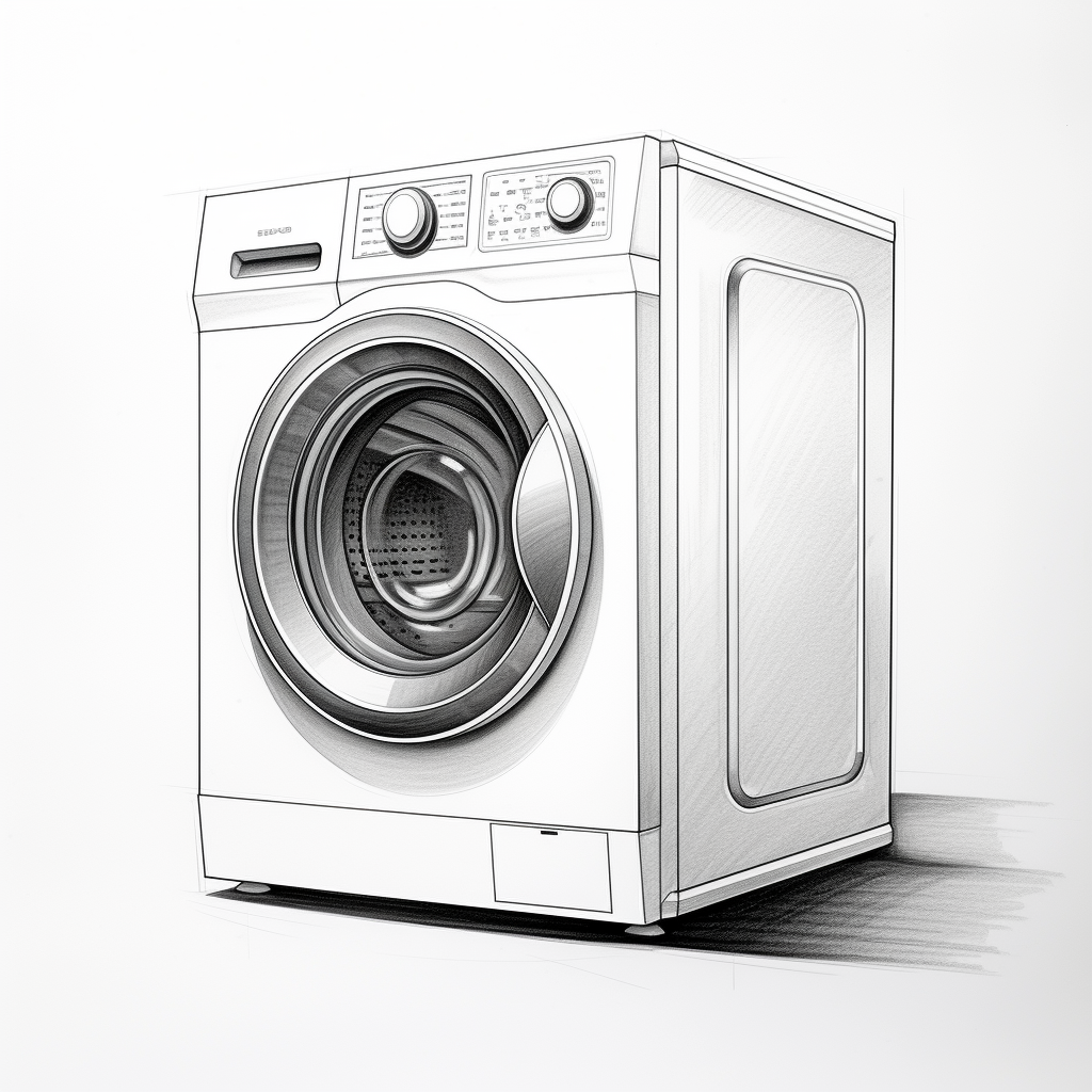 Efficient and Stylish Household Washing Machine