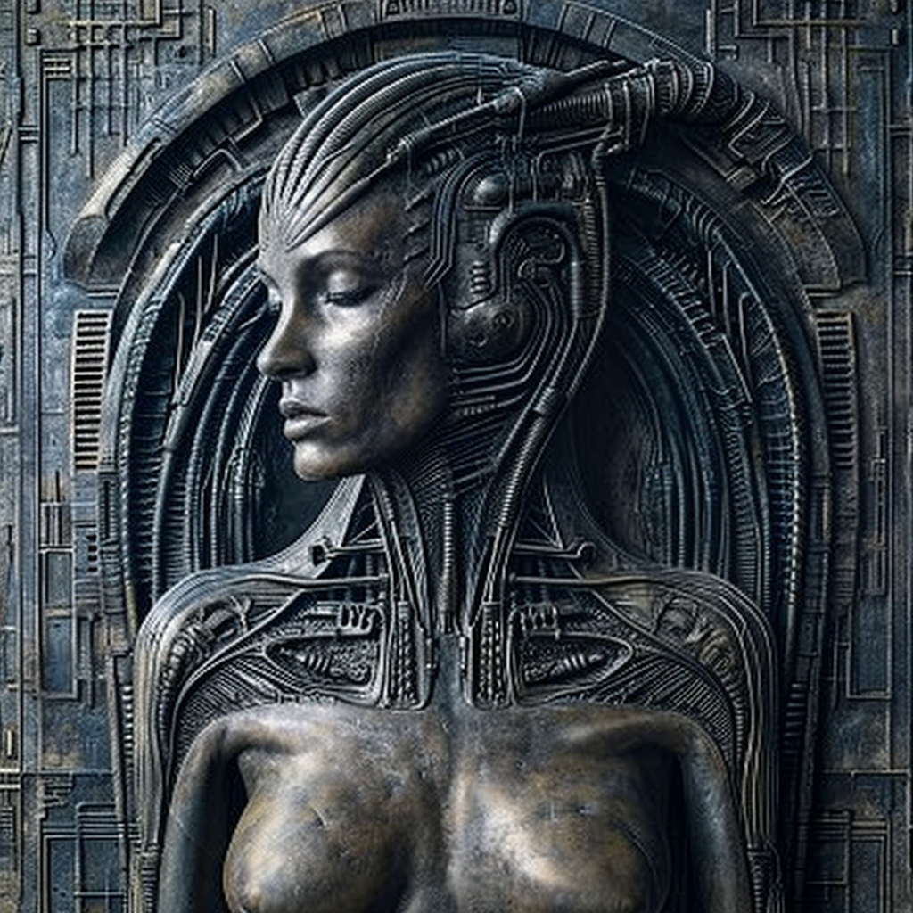 HR Giger's superior human artwork