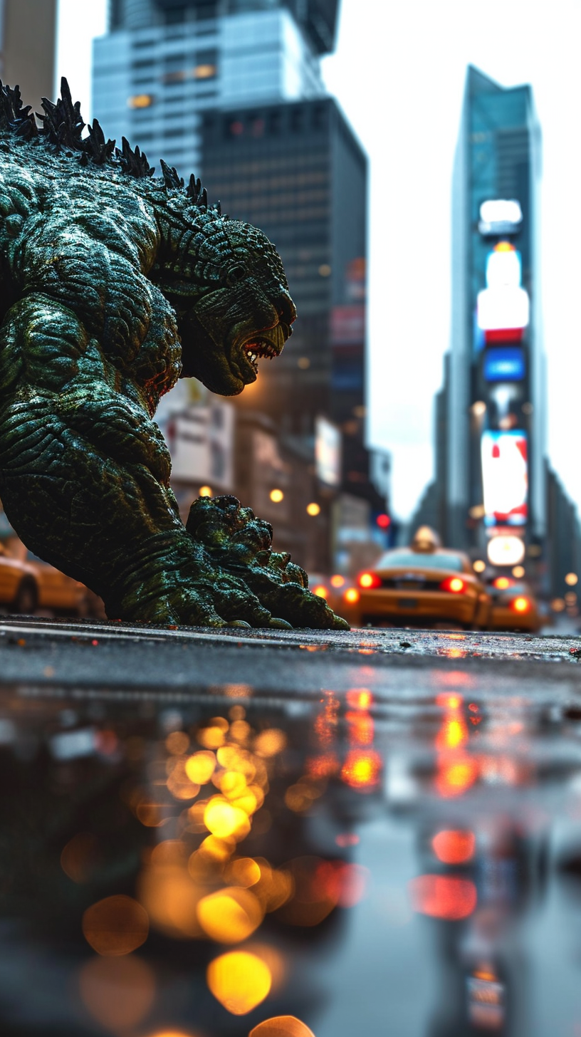 Hulk and Godzilla wreak havoc in New York