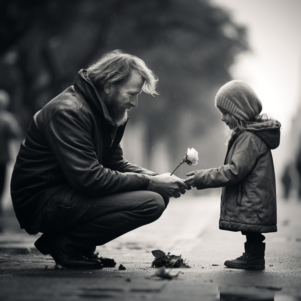 Human Kindness in Black and White