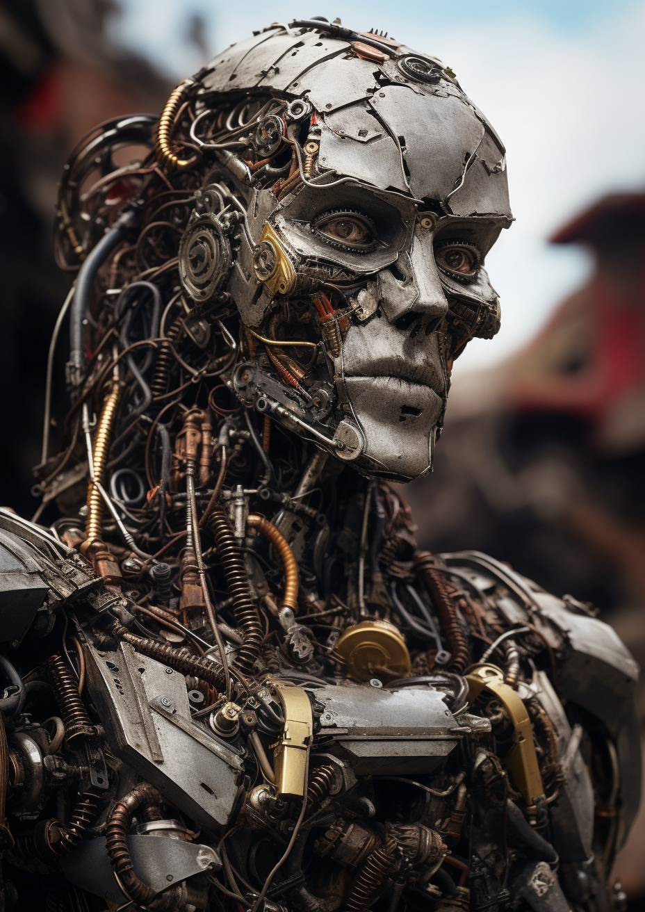 Fantasy Junkyard Humanoid Art  ?