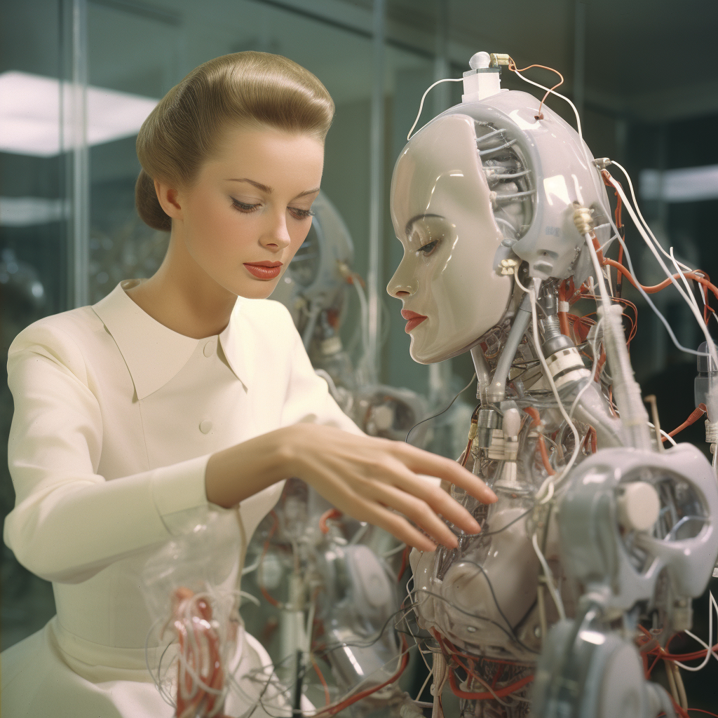 Female Humanoid Replicant Robots Brain Service