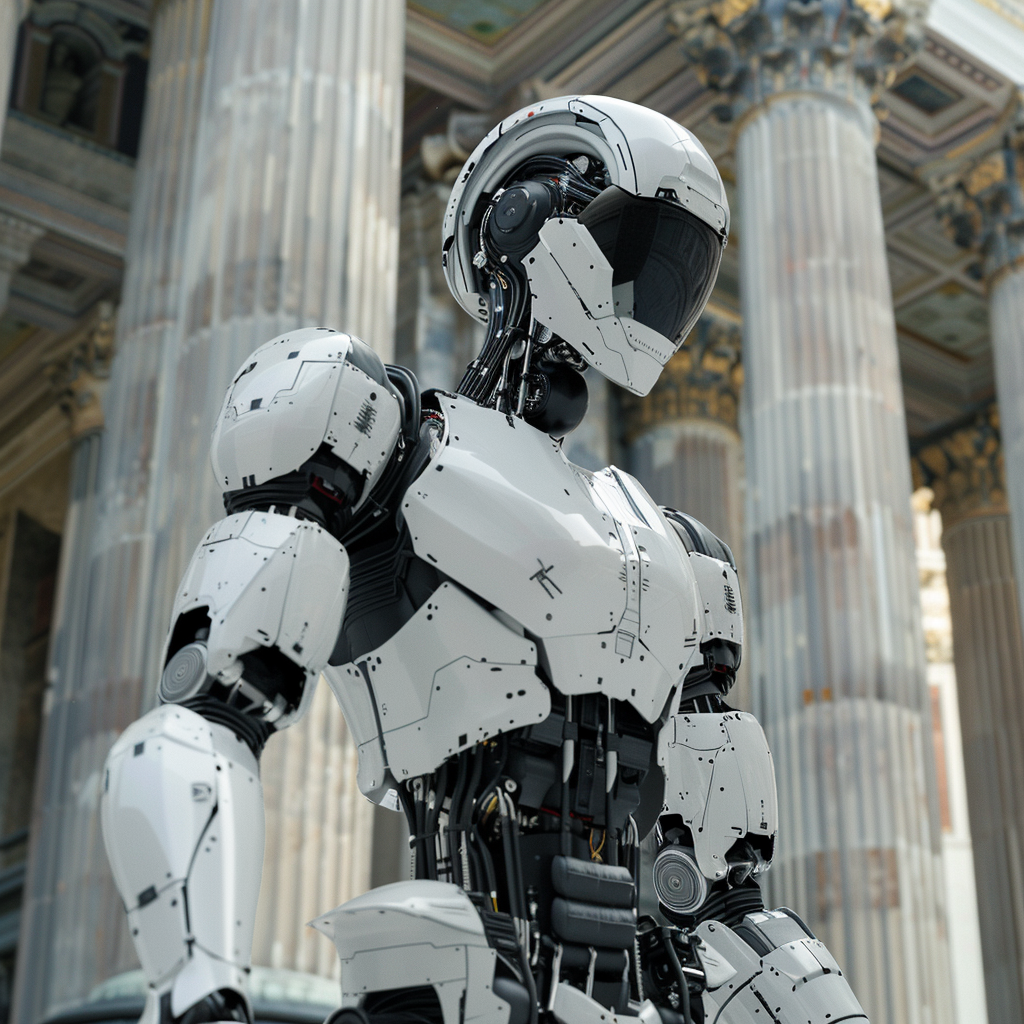 Humanoid Robot EU Court Justice