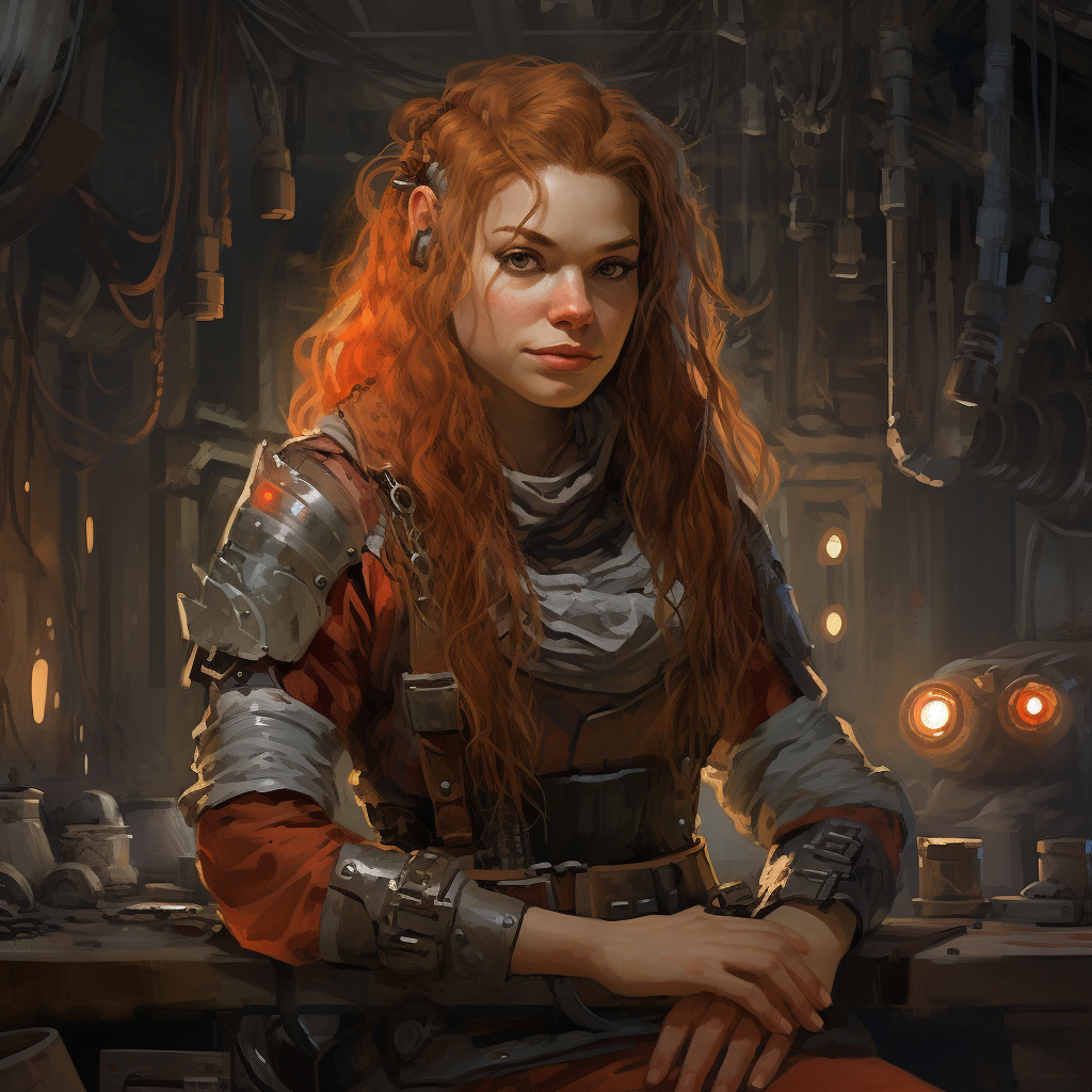 Humble female sci-fi dwarf