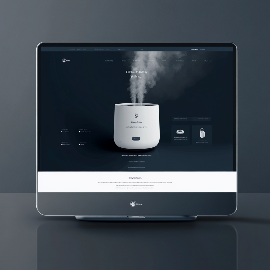 Humidifier Ecommerce Website Design