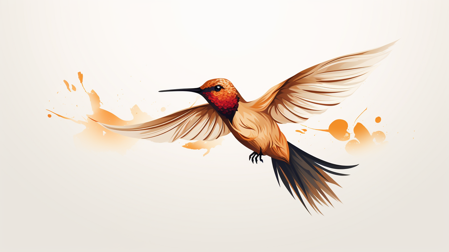 Hummingbird in Rohld Dalh Style