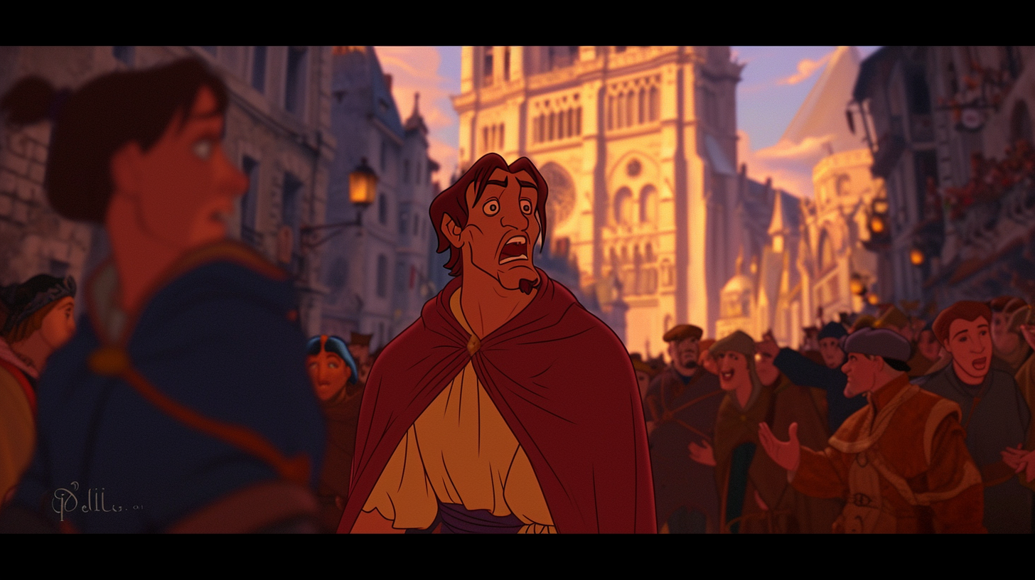 Quasimodo paraded through the streets