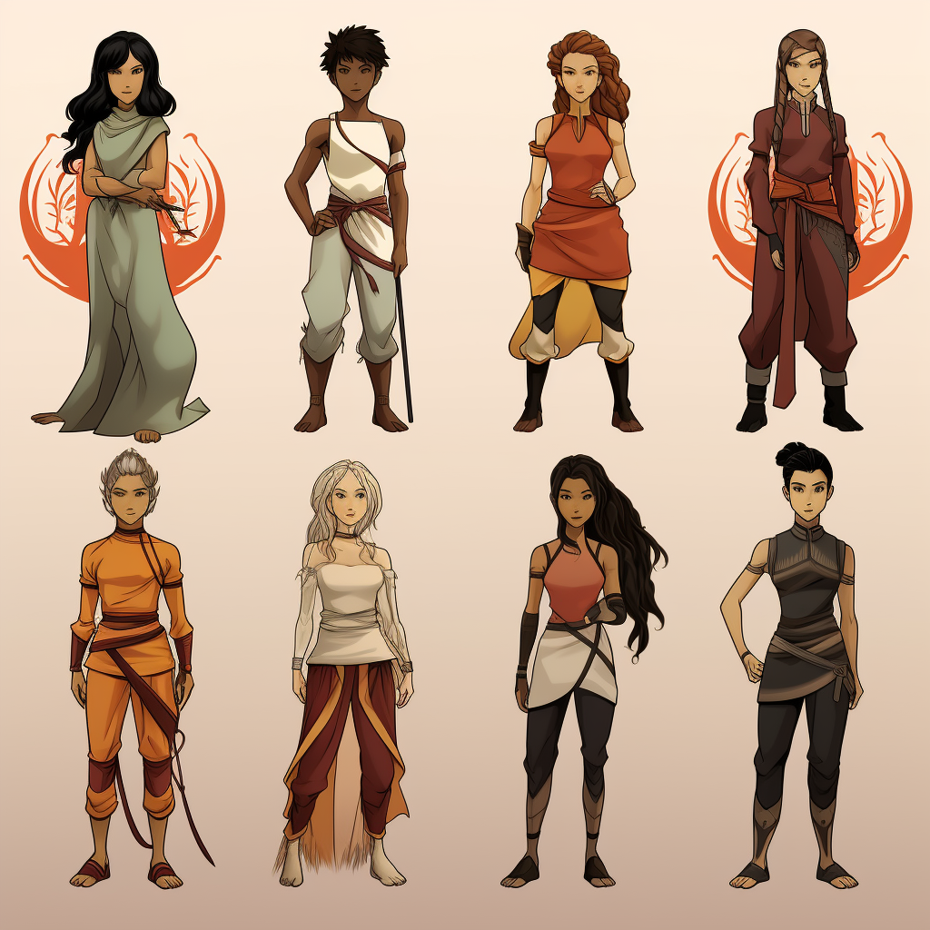 Character sheet for Hunger Games Avatar characters