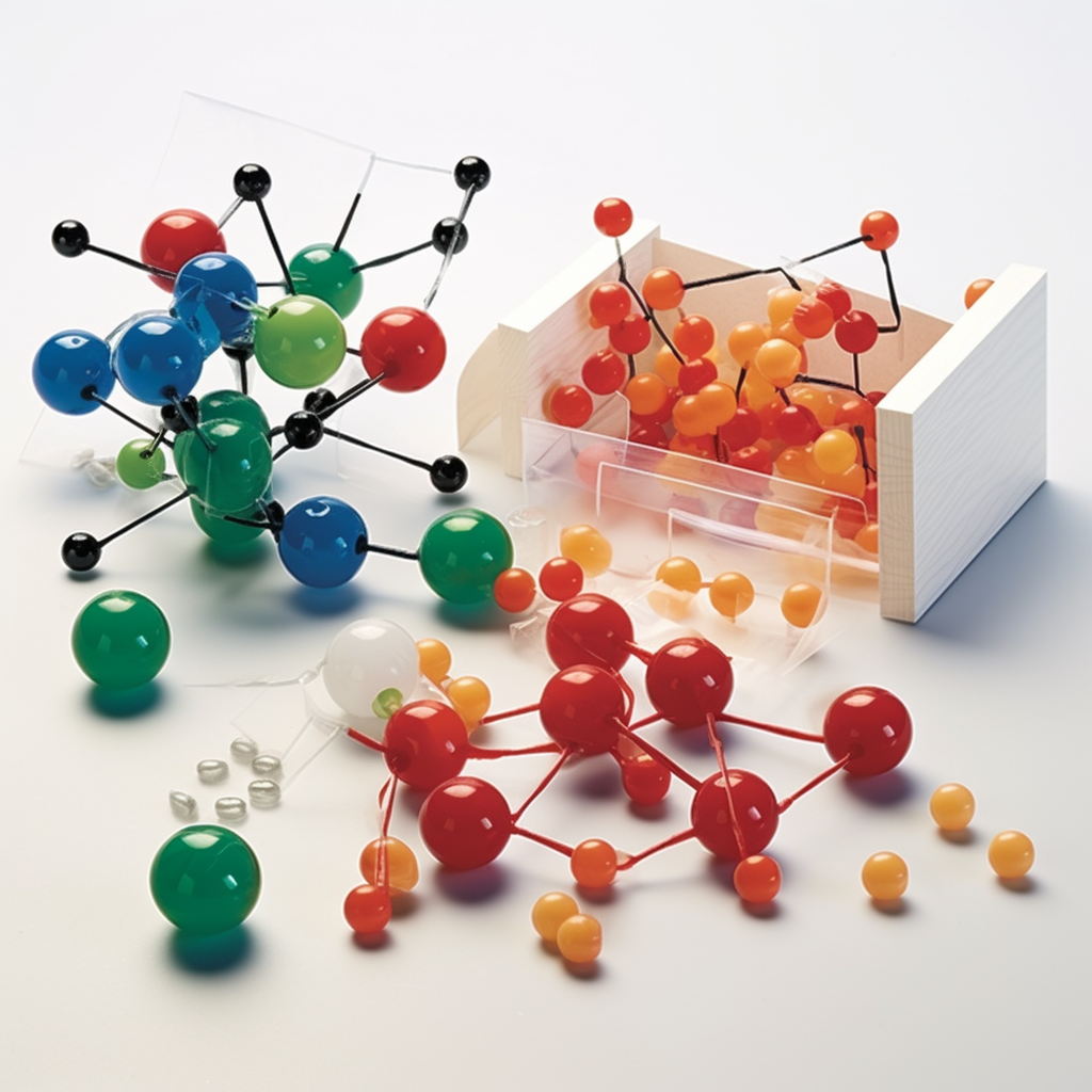 Student kit demonstrating hybridisation and molecular shapes