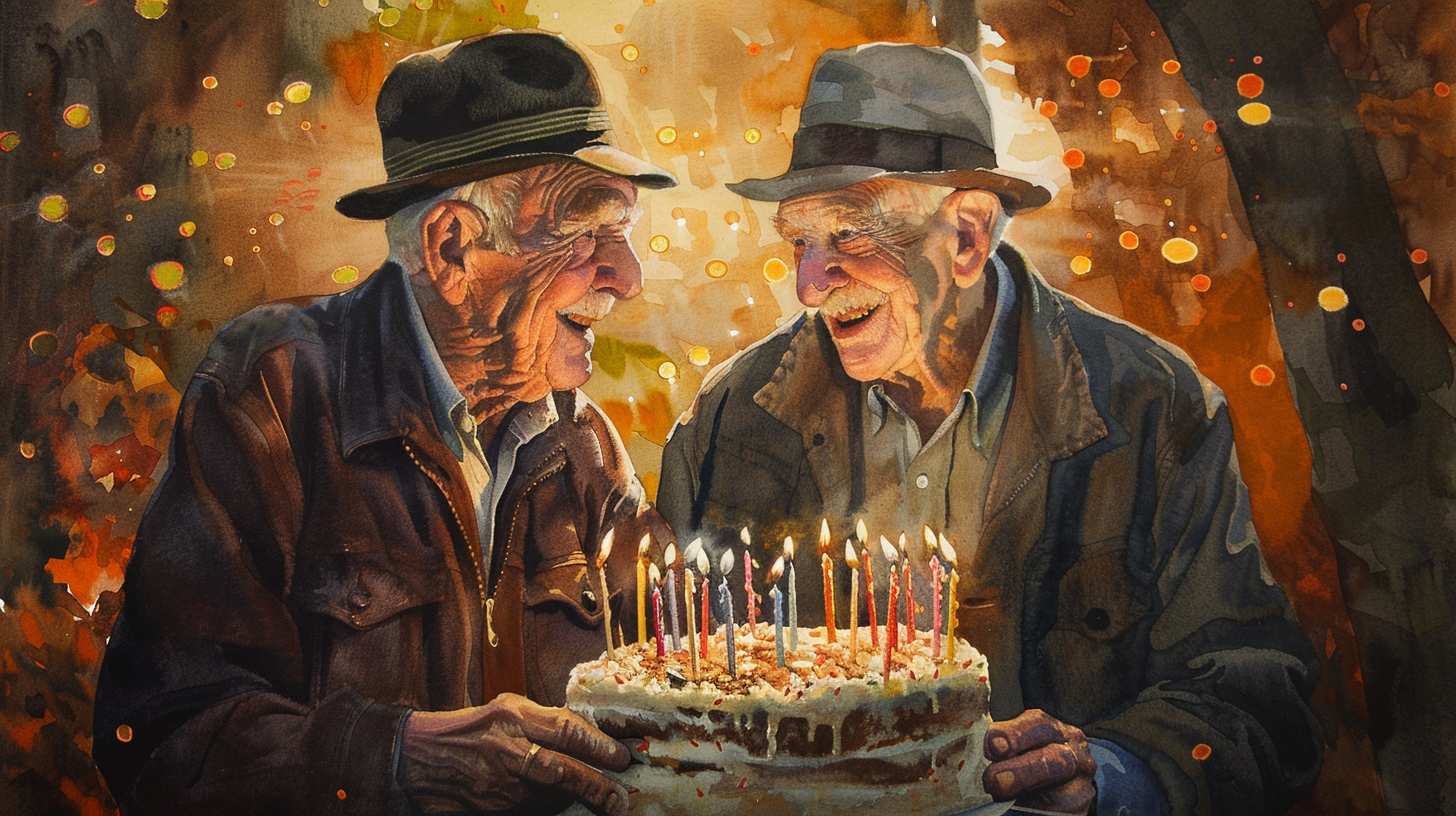 Hyper Realistic Portrait Oldest Geezers