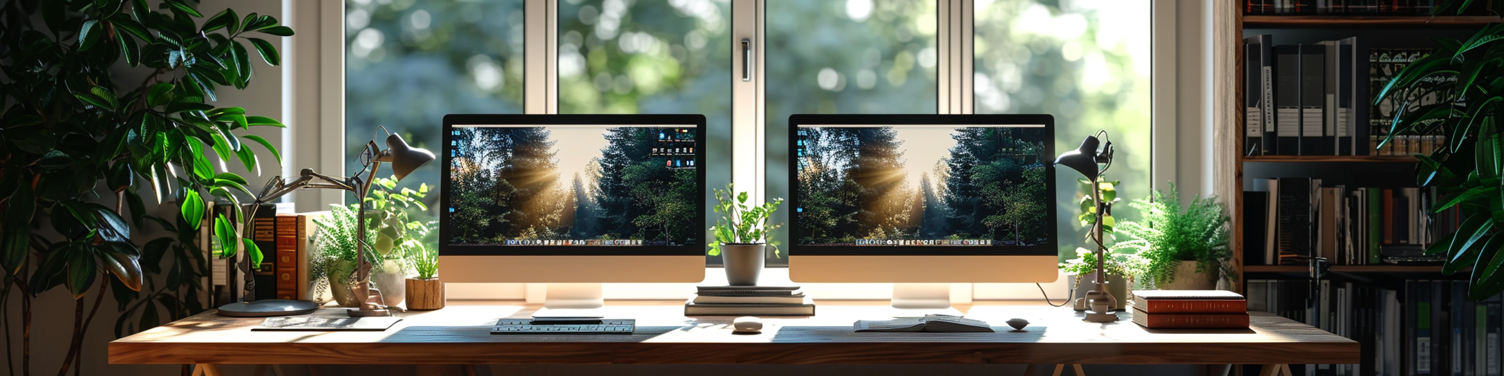 Hyperrealistic Desk Businessman Inspiring Technology