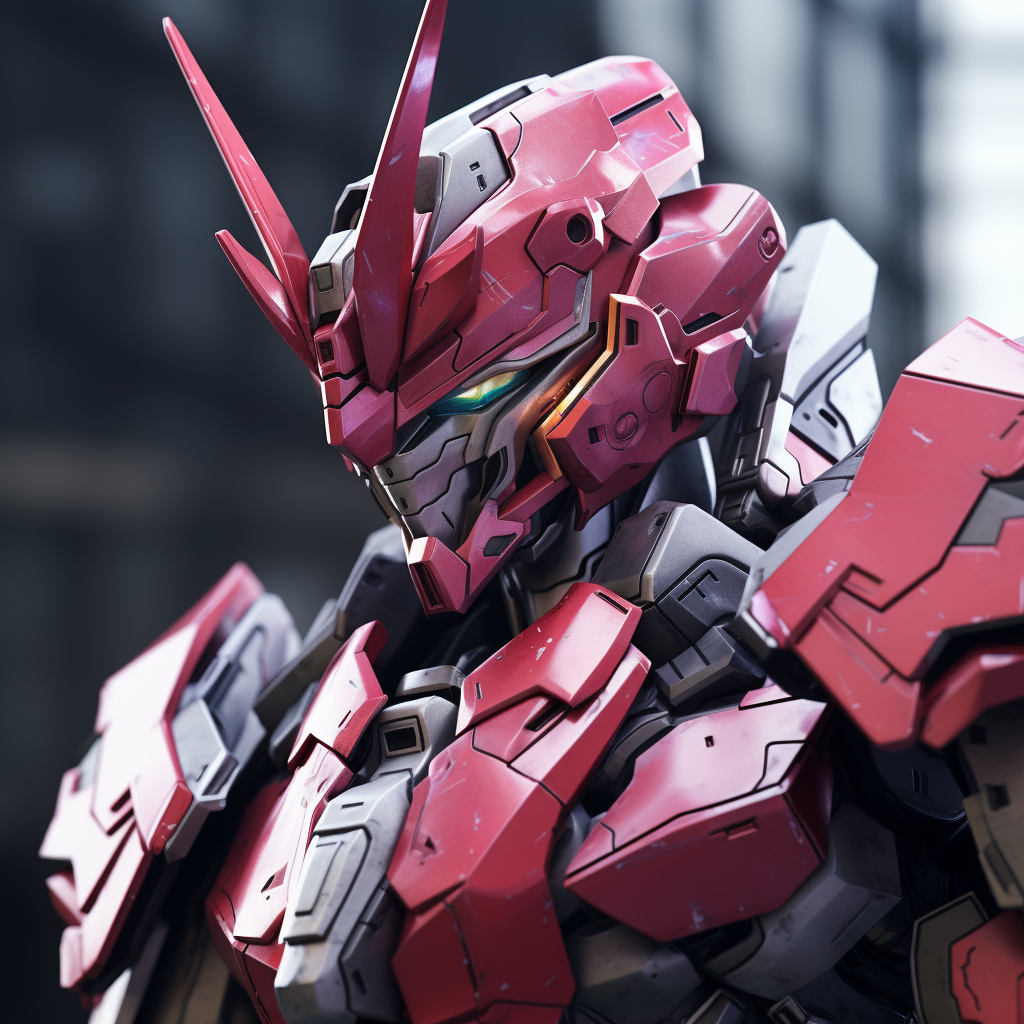 Hypperrealistic Epyon Gundam Closeup Profile Image