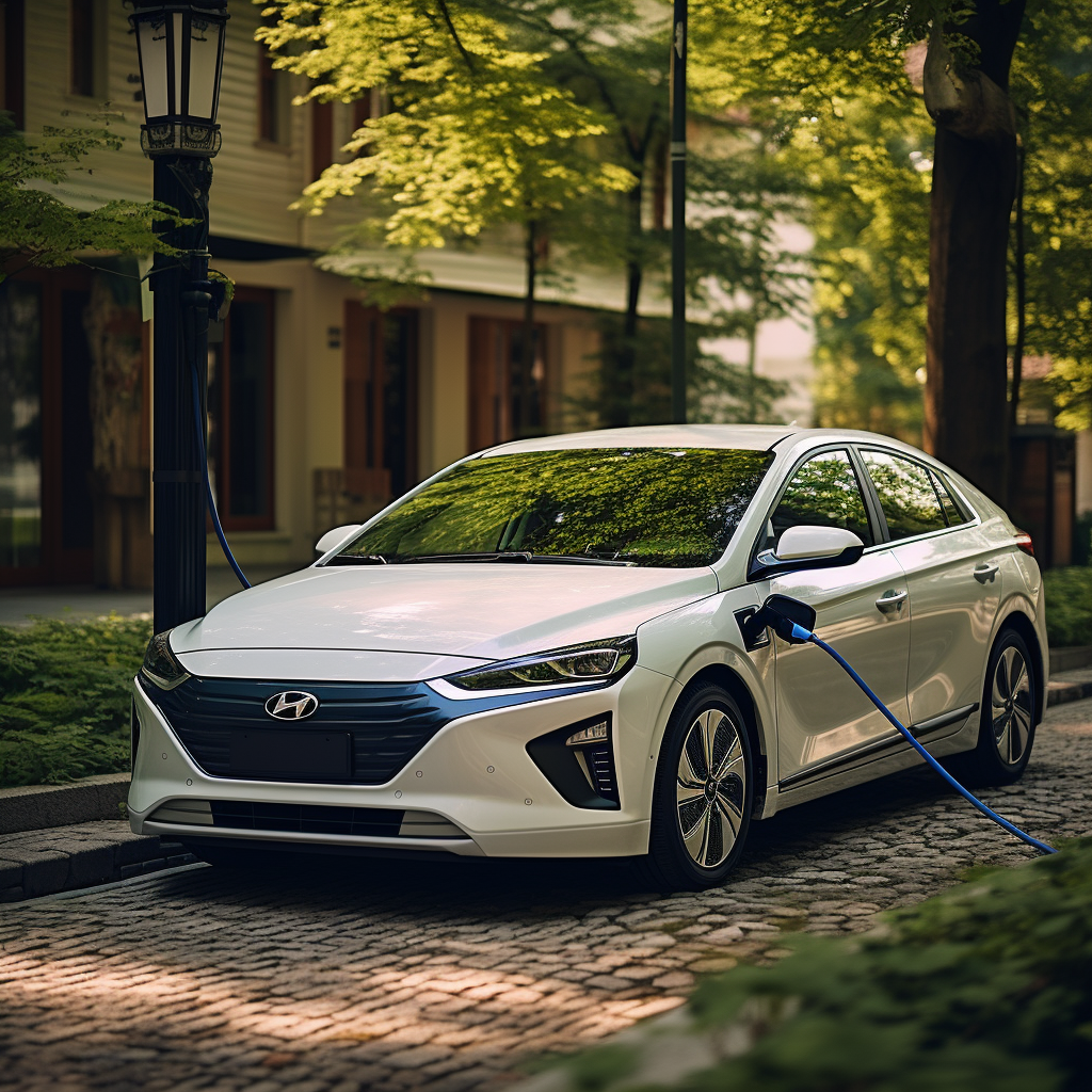 Hyundai Ioniq Electric Charging Station