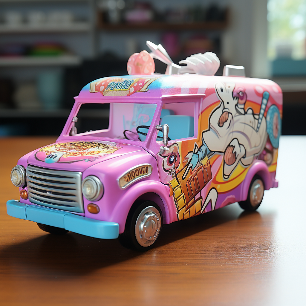 Colorful Ice Cream Truck Hot Wheels