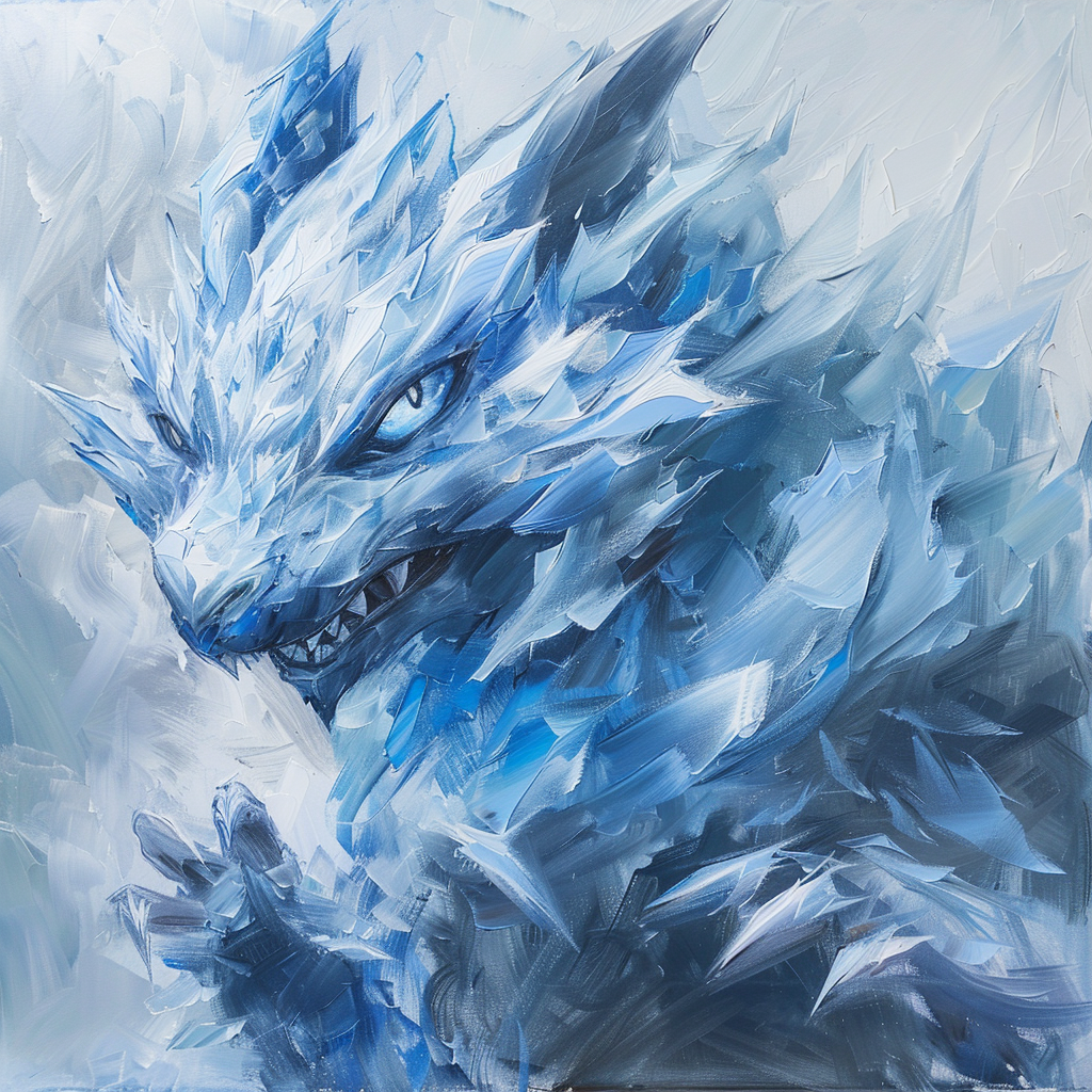 Ice Dragoon Pokemon Creature