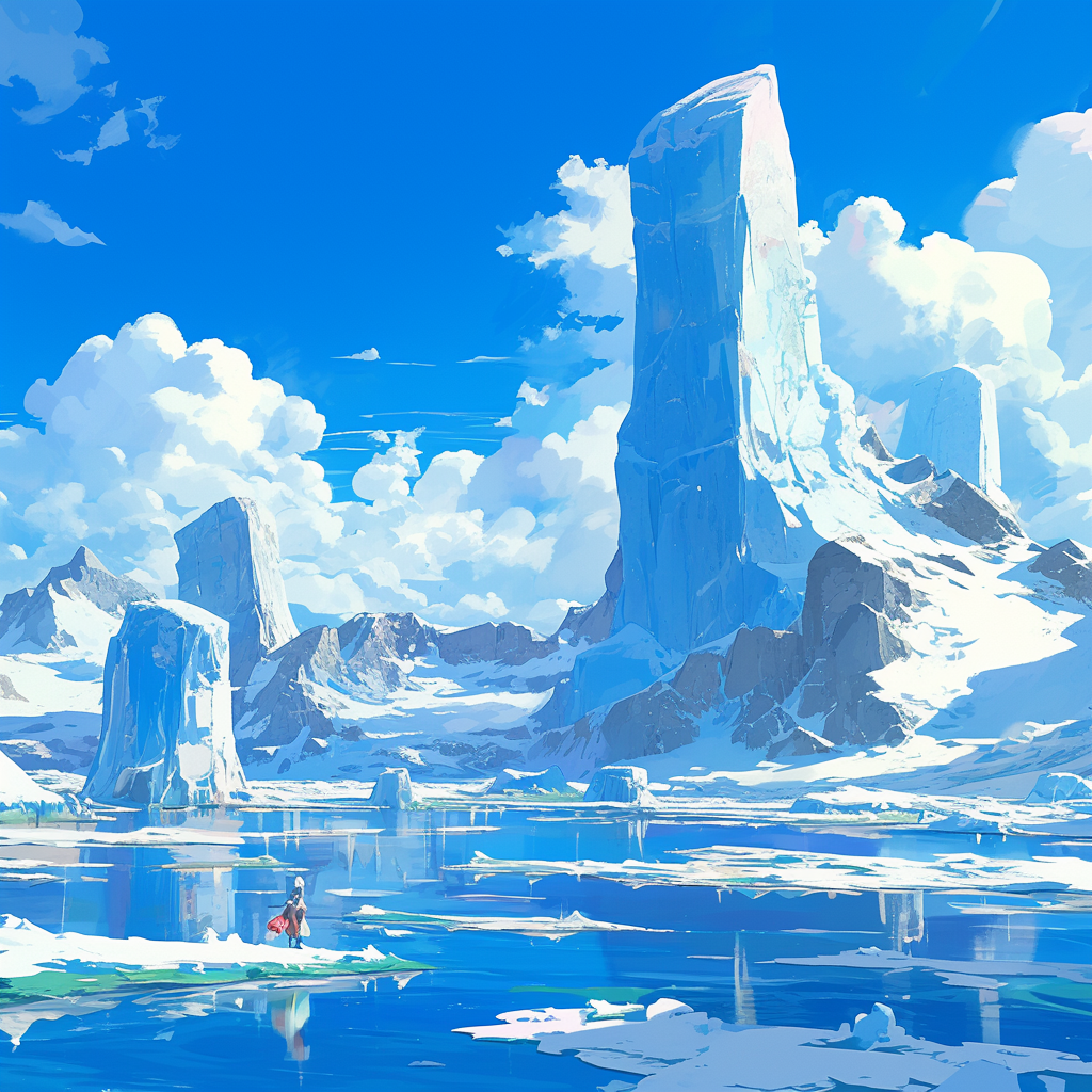 Icy Cold Bay Scene Artwork