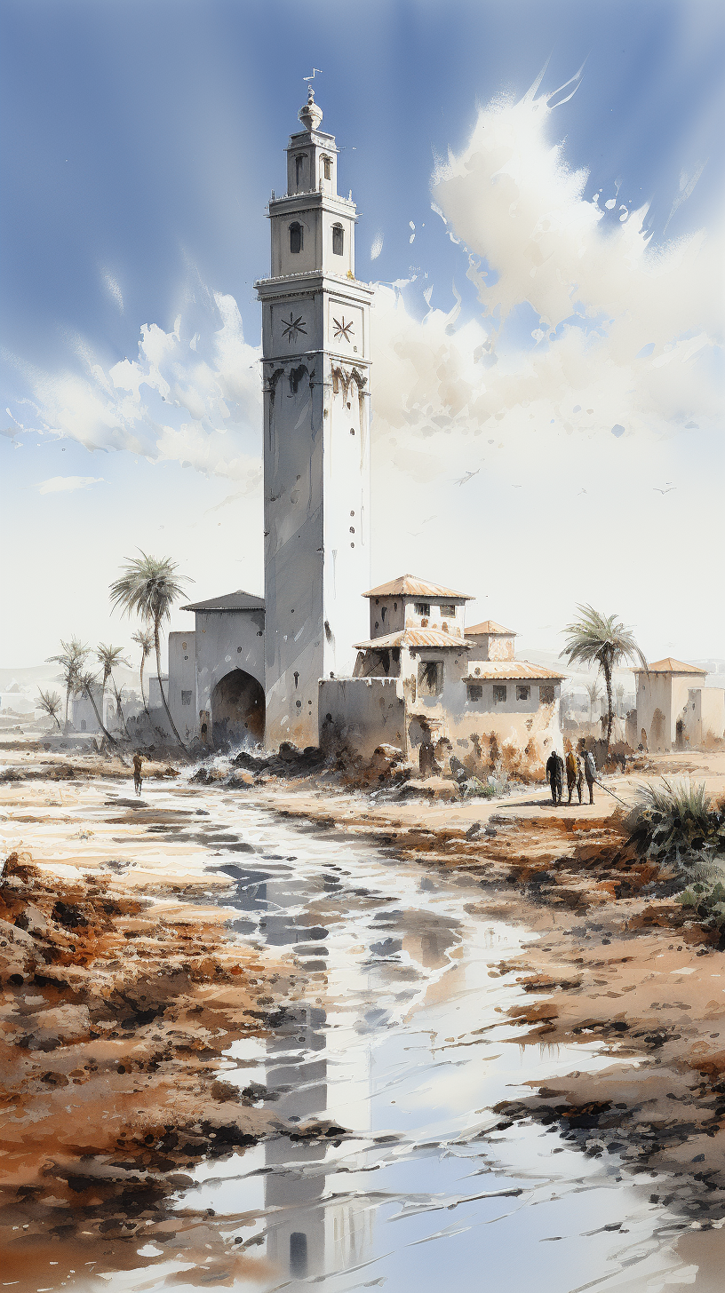 Illustration of Mosquée Koutoubia in Morocco