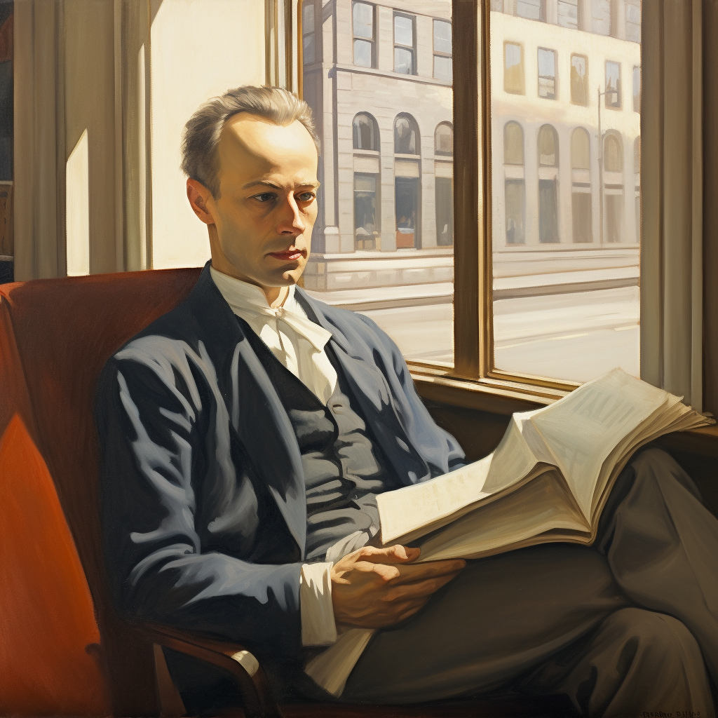 Immanuel Kant Edward Hopper Painting