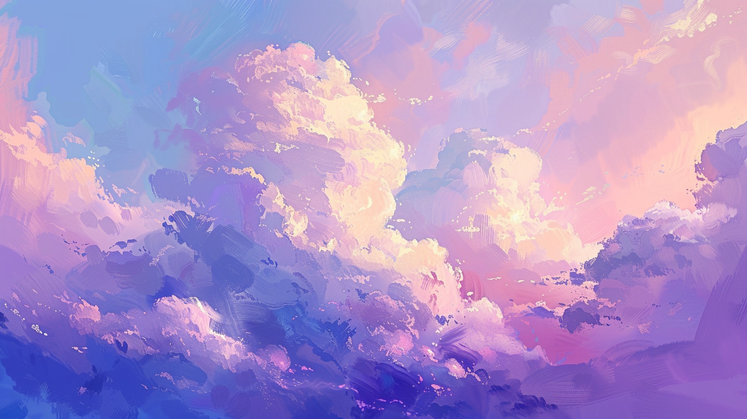 Clouds Painting Artistic Impression