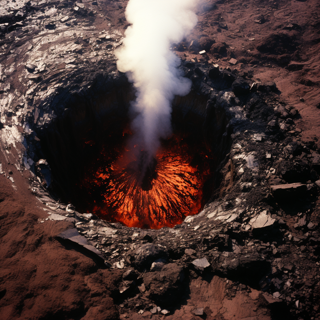 Indestructible Man Impacting Lava Flow