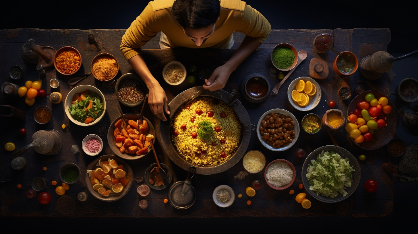 Indian siblings preparing delicious Mexican cuisine