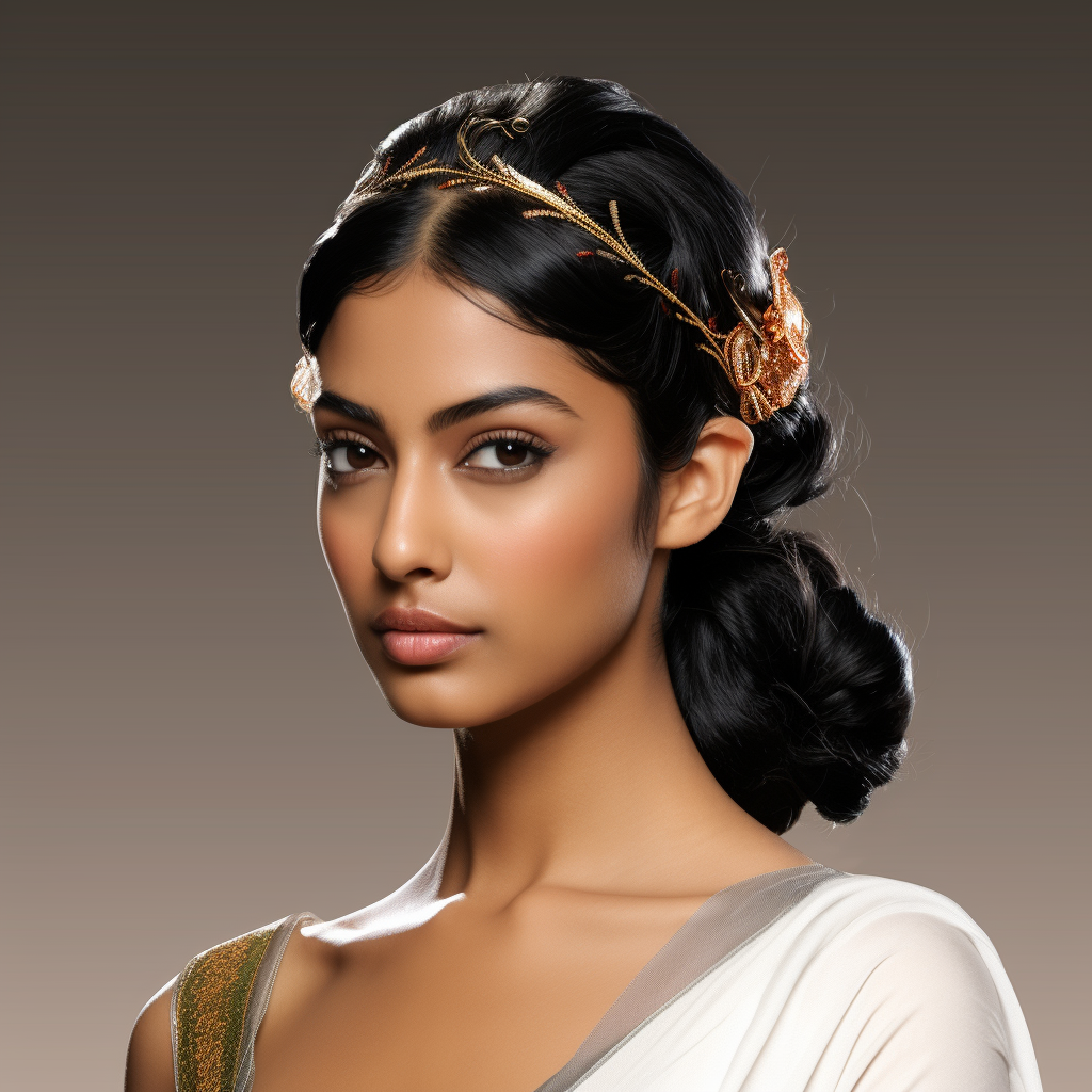 Beautiful Indian hairstyle with L'Oreal products