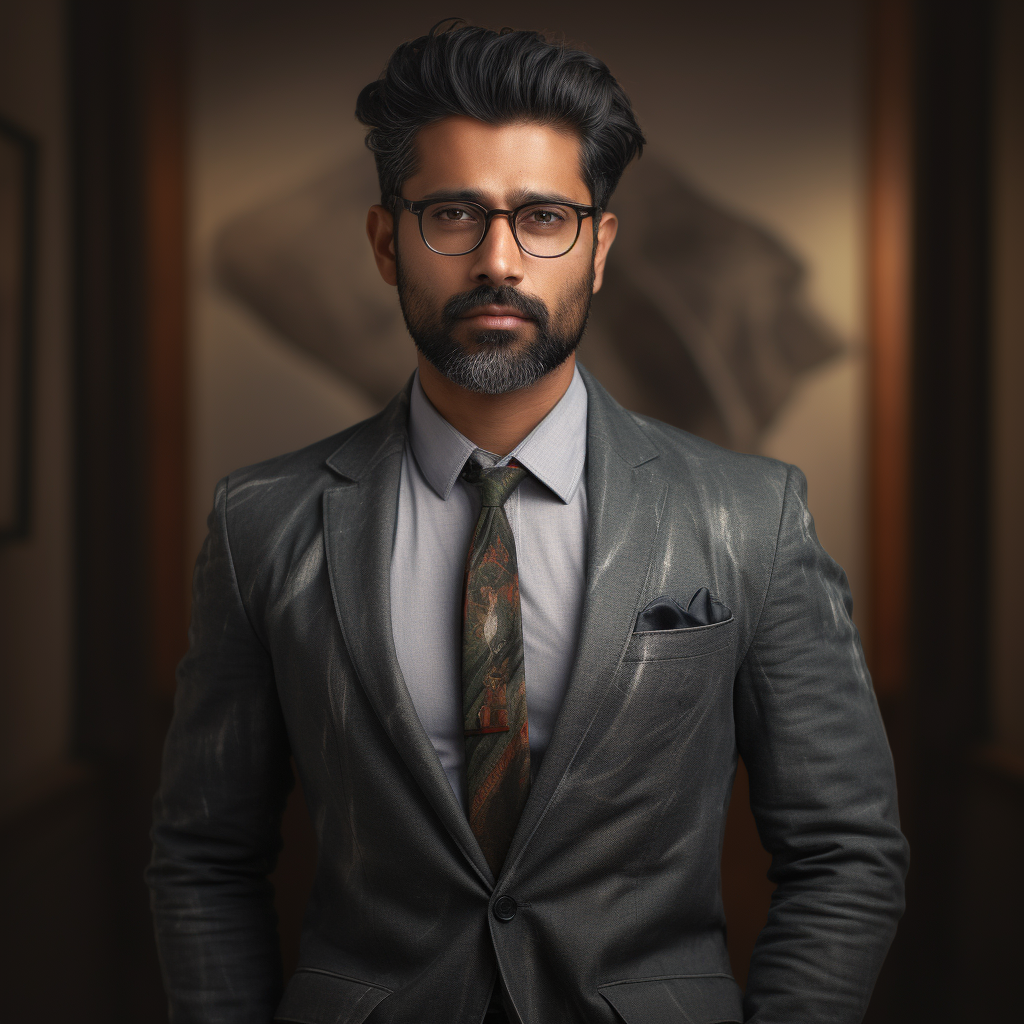 Indian Man Designer Suit Photoshoot