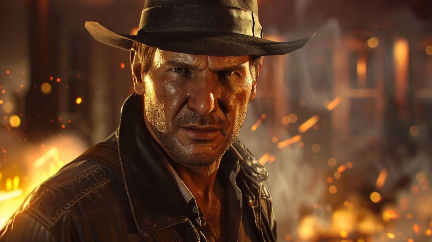 Indiana Jones Gangster Loading Screen Art