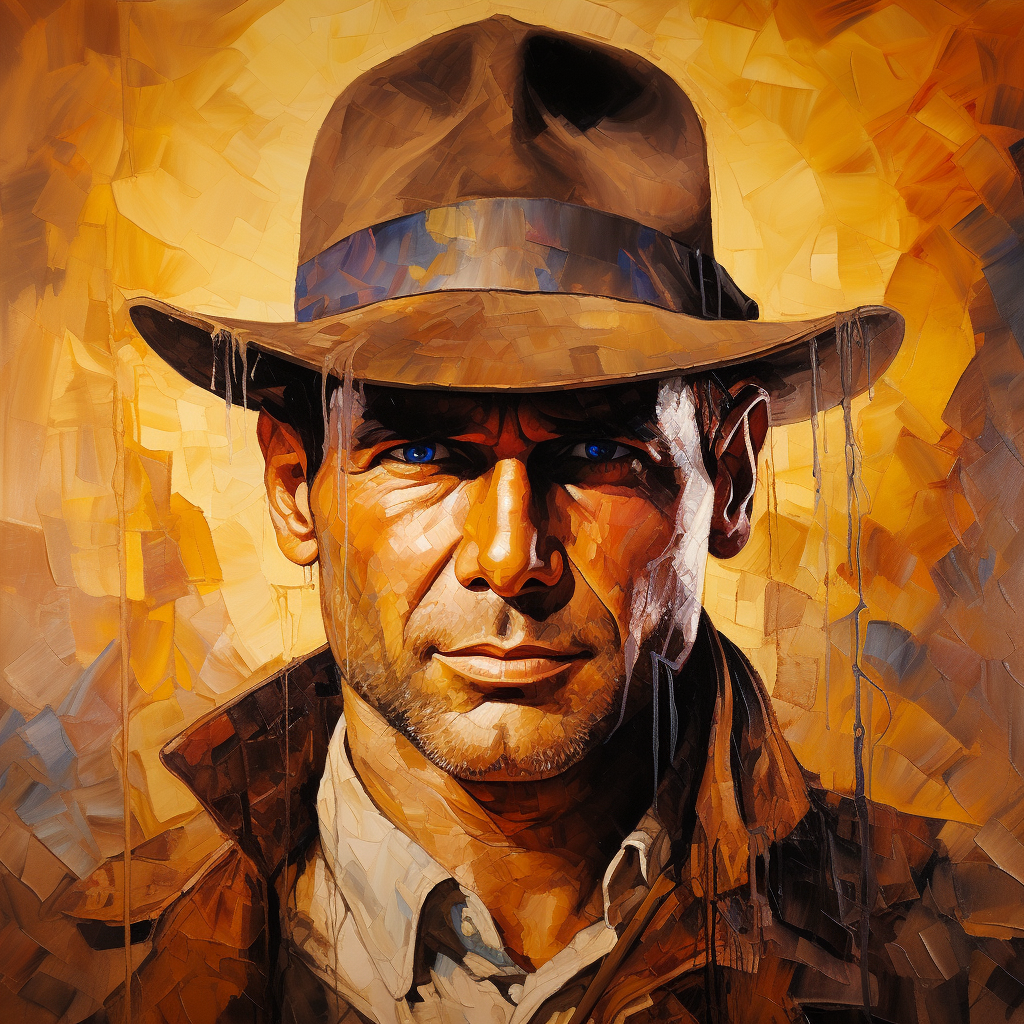 Indiana Jones Picasso portrait