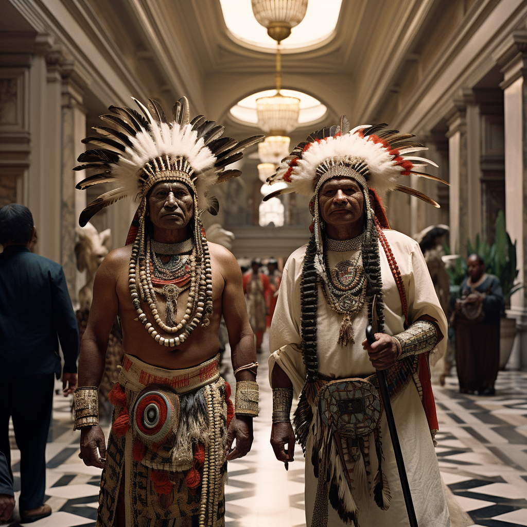 Proud Native Indians in British Government Offices