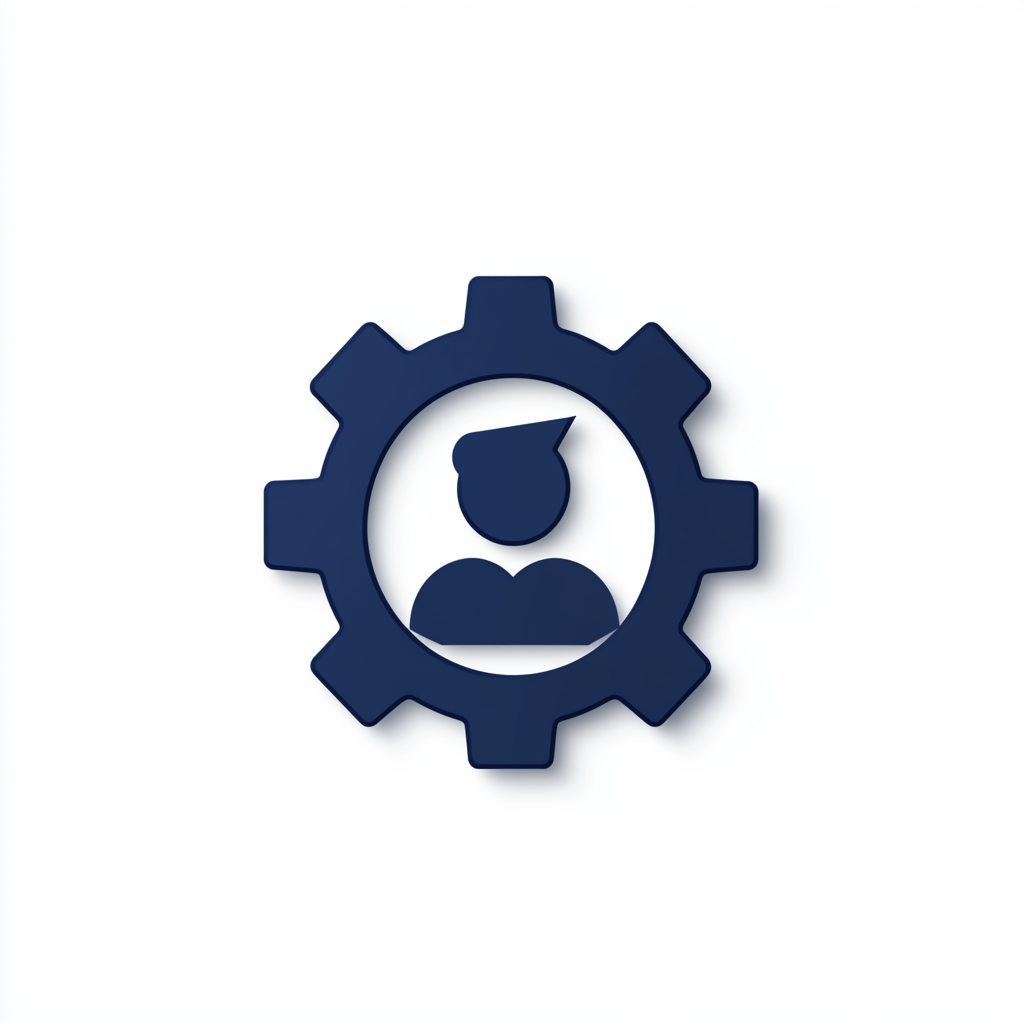 indigo gear symbol representing employee workplace applications