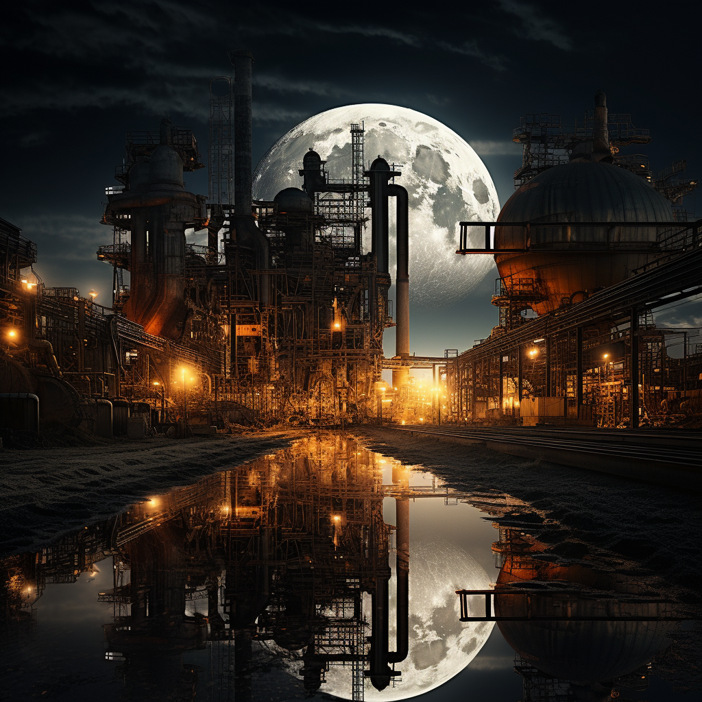 Industrial Moon Paradox Artwork