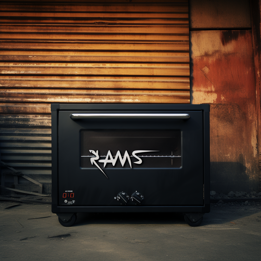 Ultra Realistic Industrial Oven Logo