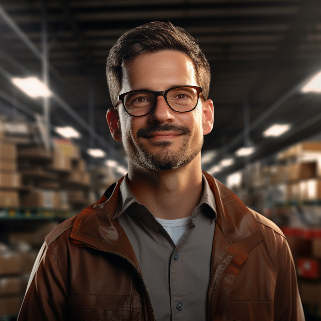 E-commerce Manager overseeing industrial supplies