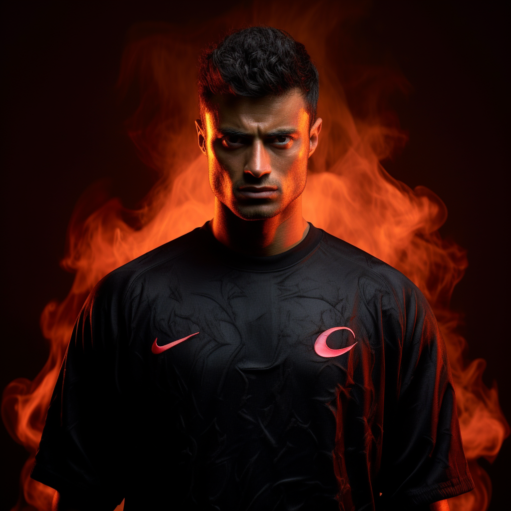 Inferno Futbol Player wearing Nike Jersey