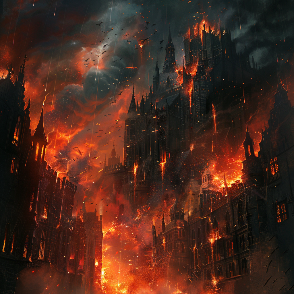 Inferno Wrath City Flames Destruction