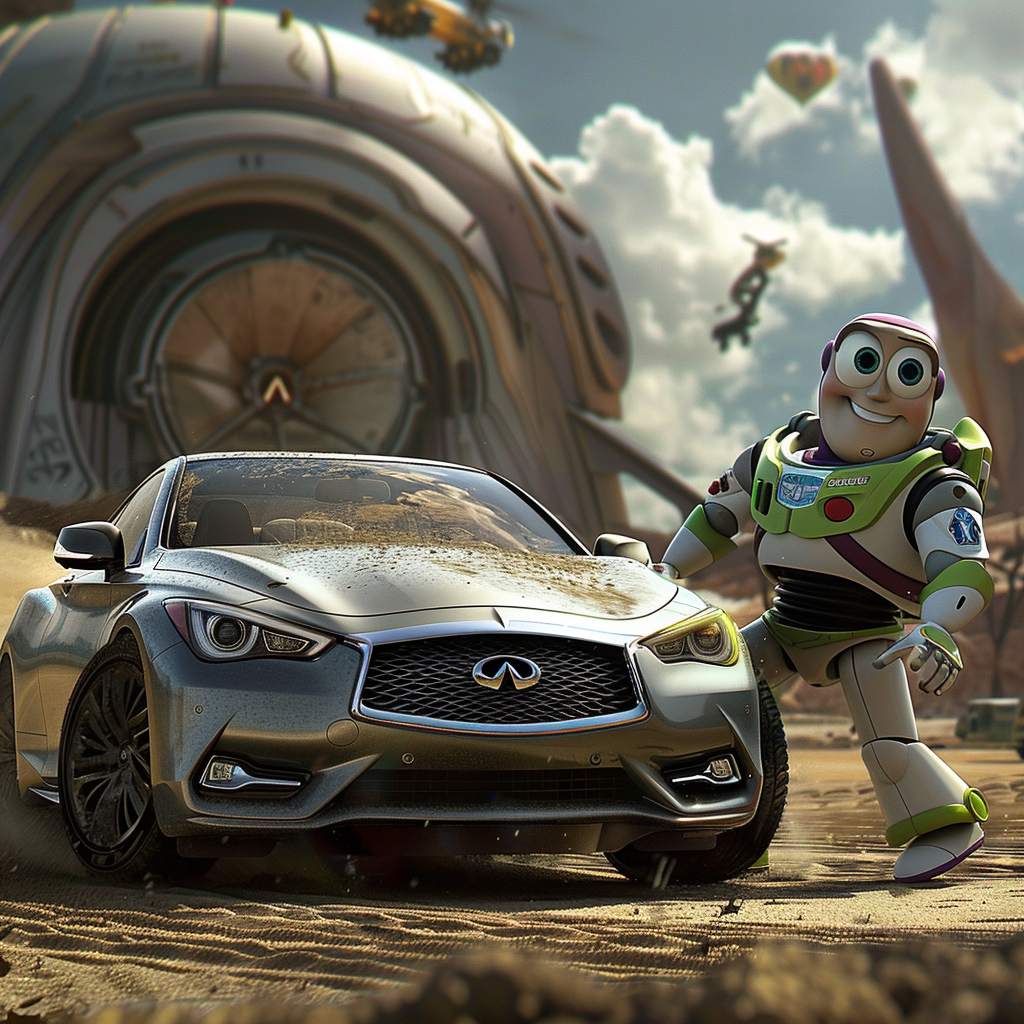 Infiniti G37 Buzz Lightyears Movie Title